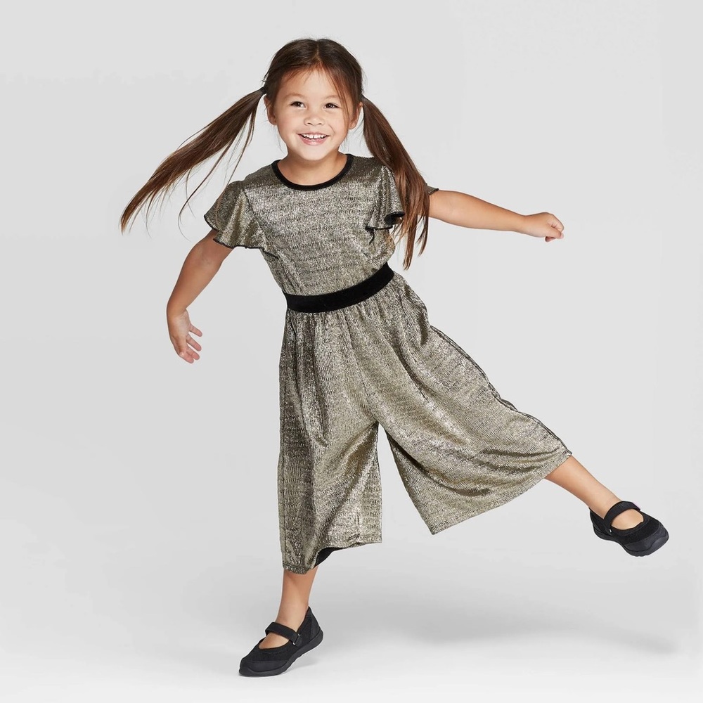 Art Class Toddler girl wide leg romper size 18 months - Picture 3 of 5
